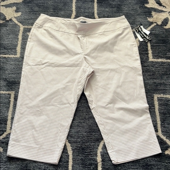 Zac & Rachel Pants - Zac & Rachel Beige Checkered Pants